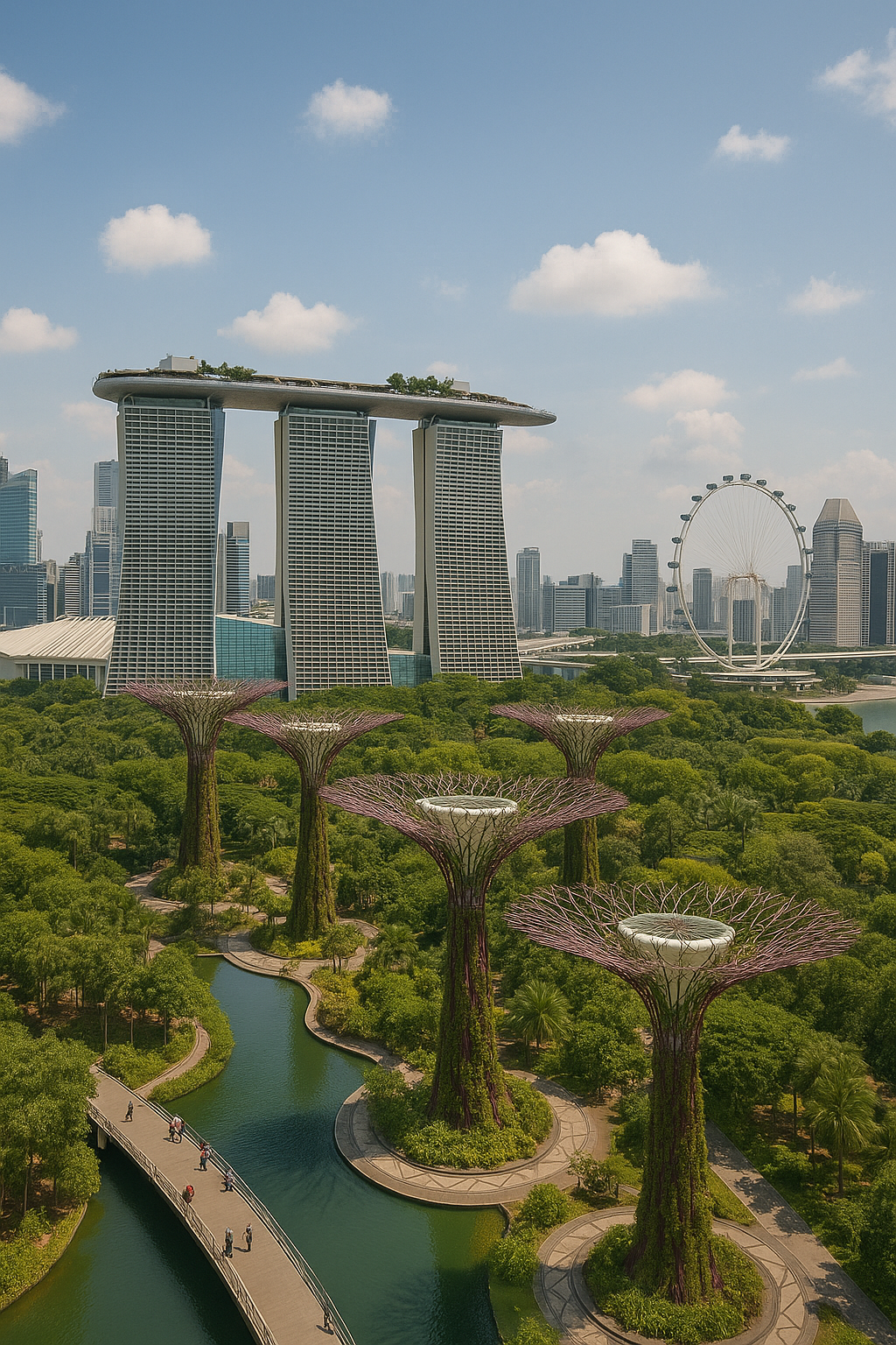 Singapore Marina Bay skyline