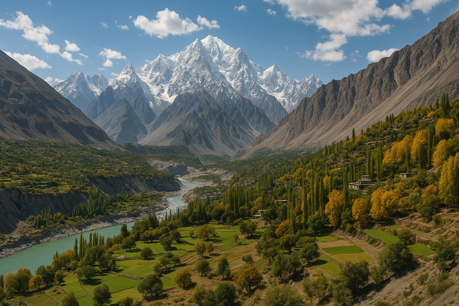 Hunza Valley scenic view